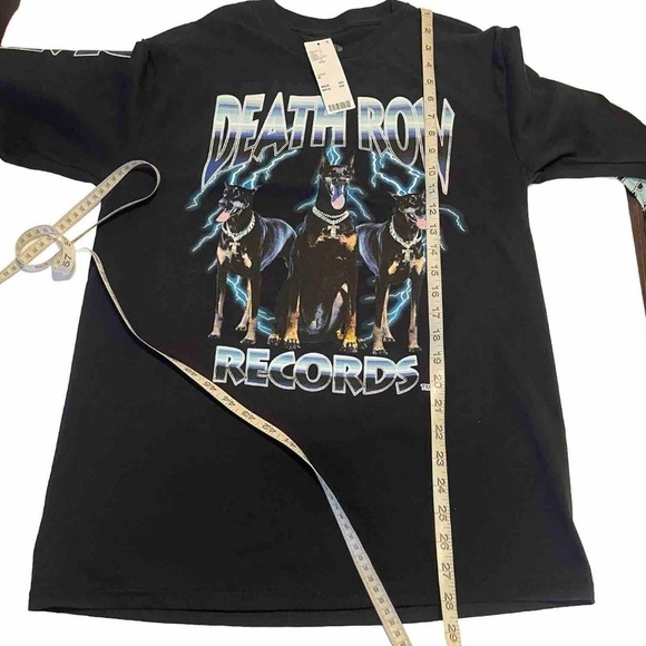 Death Row Records Tee Long Sleeve Shirt Doberman Medium NWT Official Merchandise - Picture 3 of 17